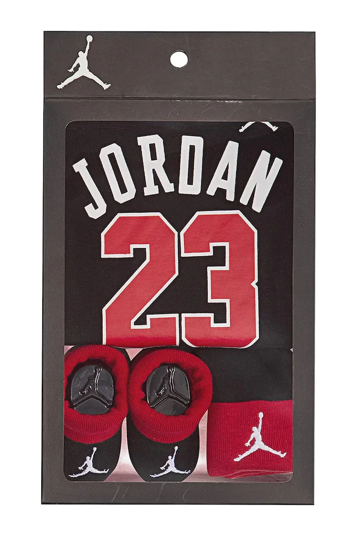 Jordan боди за бебе с памук черно LJ0208
