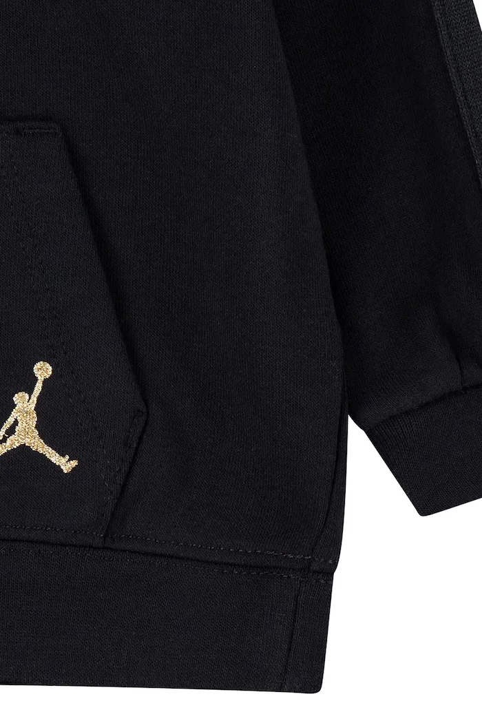 Jordan спортен комплект анцуг за деца с памук черен 65D546