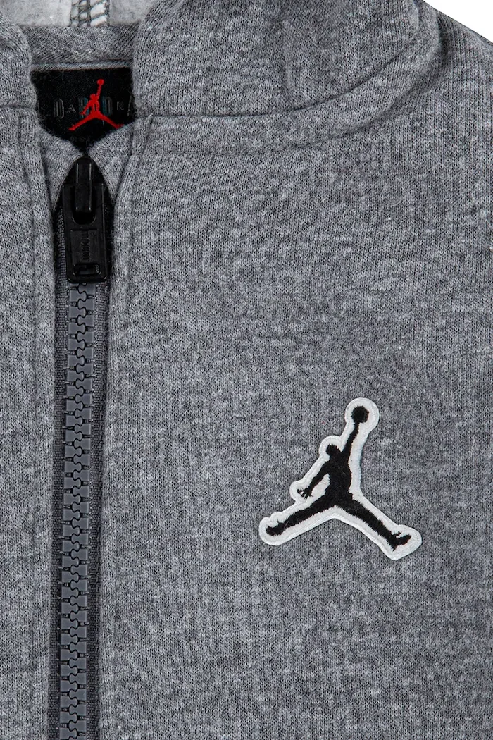 Jordan спортен комплект анцуг за деца с памук сив 65A744
