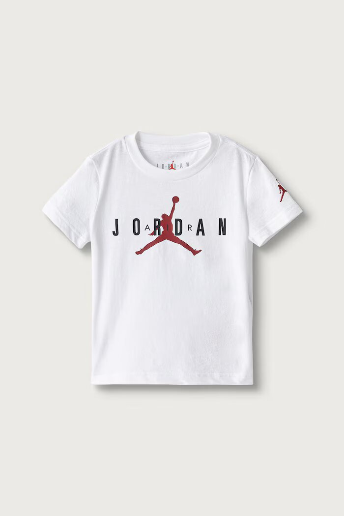 Jordan тениска за деца от памук бяла 8U5175