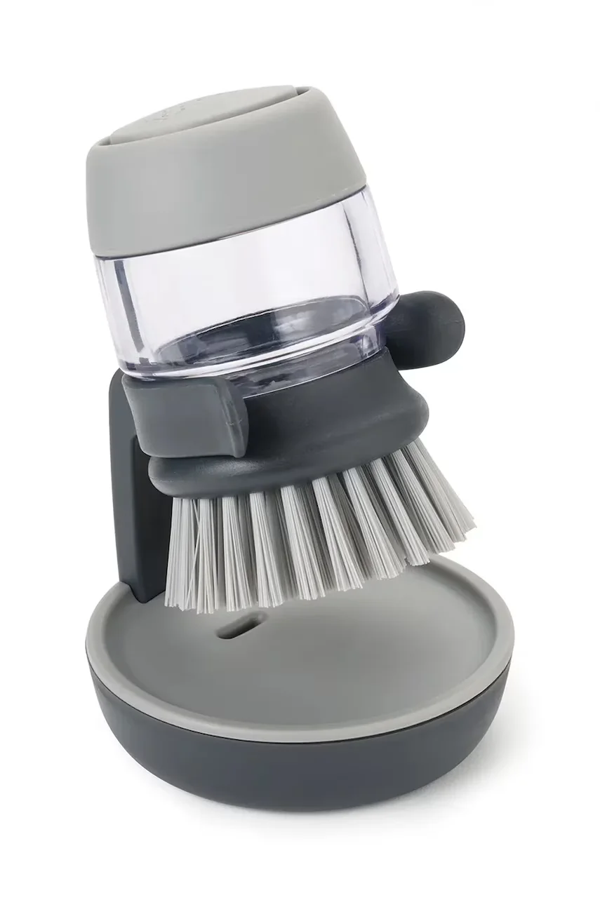 Joseph Joseph Четка за съдове с дозатор и стойка Palm Scrub™