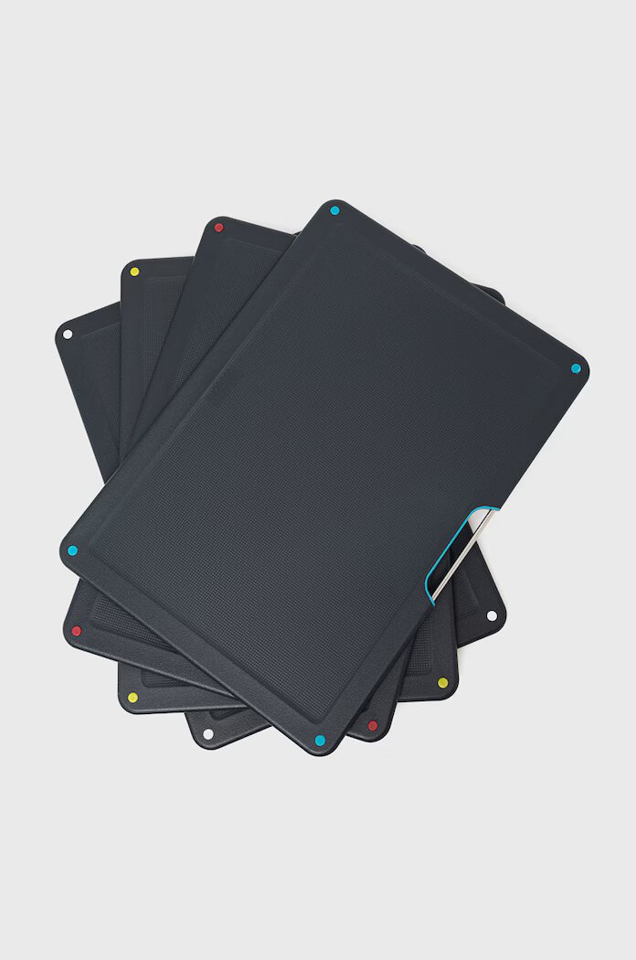 Joseph Joseph Комплект дъски за рязане с органайзер Folio Steel (4 броя)