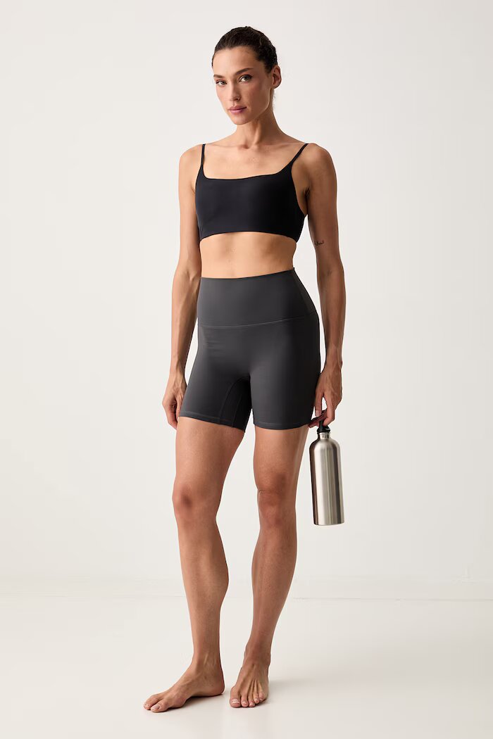 JOYINME къс панталон за йога дамски сив movement.shorts
