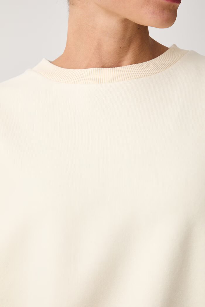 JOYINME спортен суичър дамски с памук Forme бежов Bluza.Oversize.Forme
