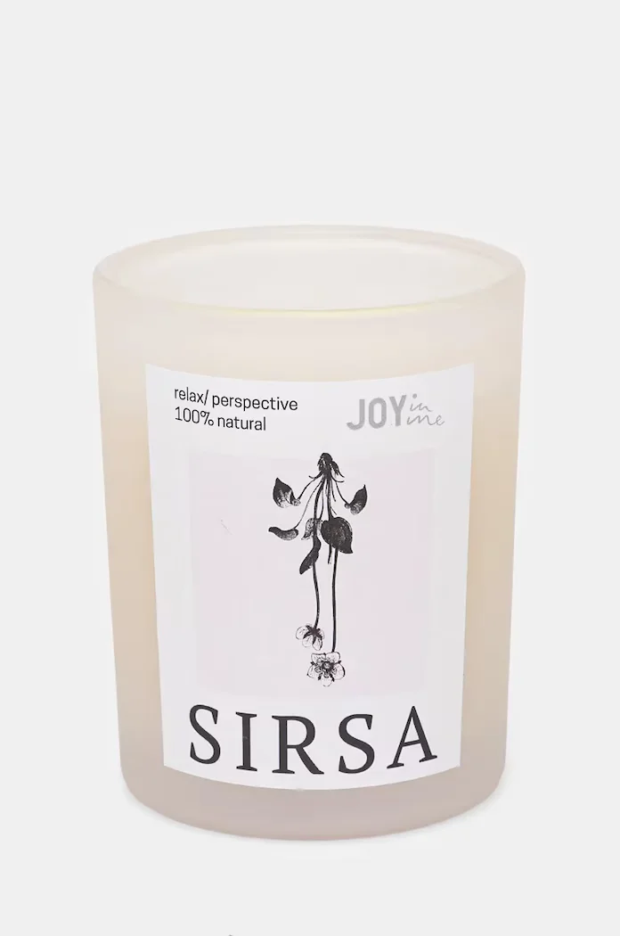 JOYINME Свещ за йога практика и медитация Sirsa в бяло SIRSA