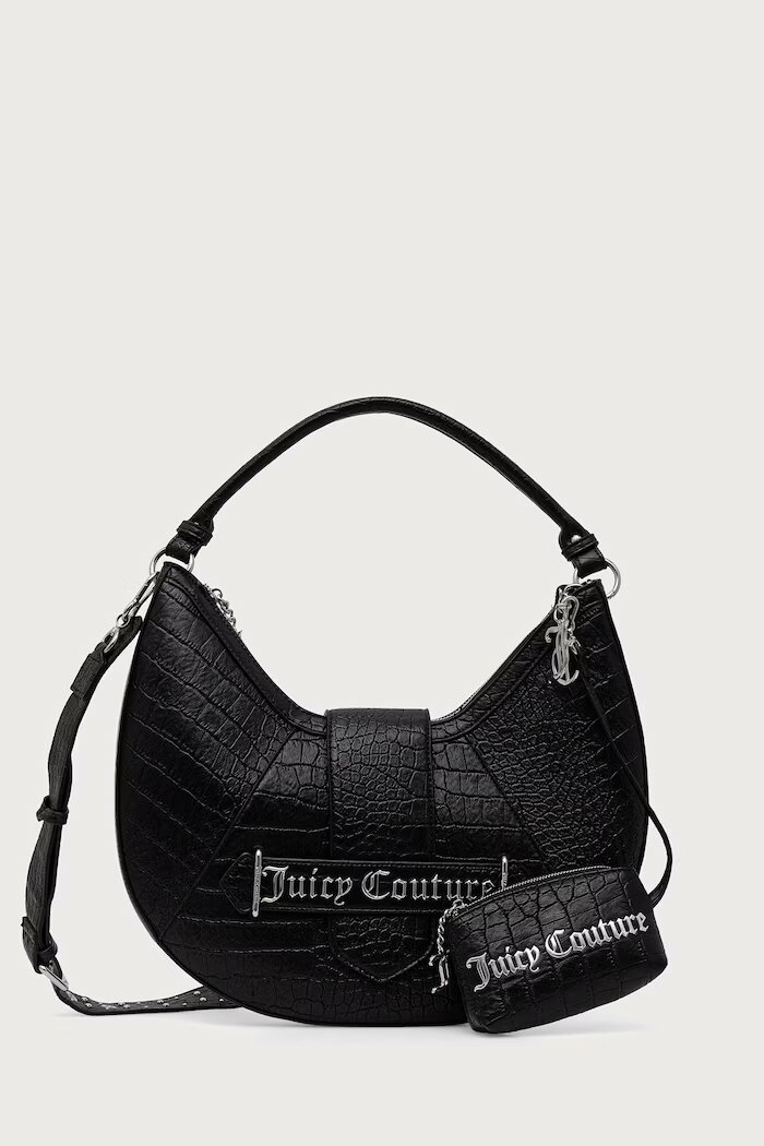 Juicy Couture чанта crossbody дамска JASMINE черна BIJJM99CWWVP