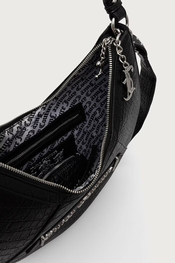 Juicy Couture чанта crossbody дамска JASMINE черна BIJJM99CWWVP