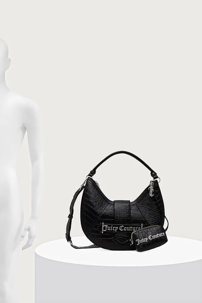 Juicy Couture чанта crossbody дамска JASMINE черна BIJJM99CWWVP