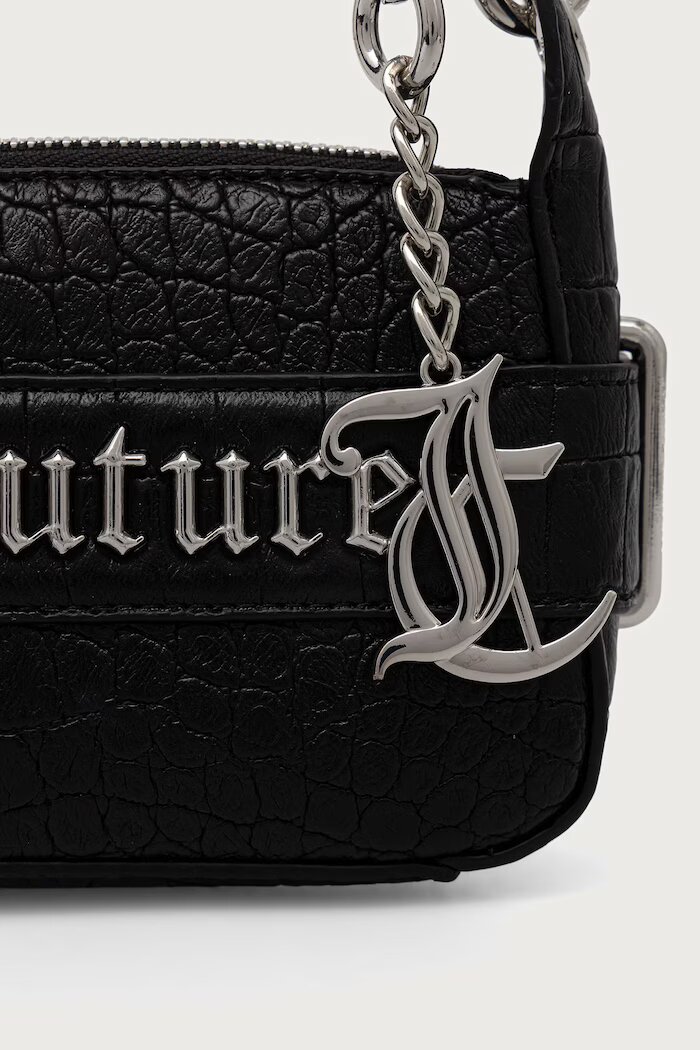 Juicy Couture чанта crossbody дамска JASMINE черна BIJJM99D1WVP