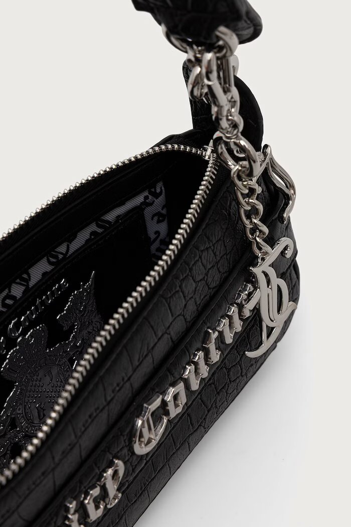 Juicy Couture чанта crossbody дамска JASMINE черна BIJJM99D1WVP
