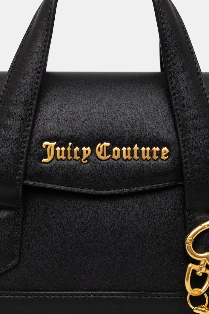 Juicy Couture чанта crossbody дамска от имитация на кожа Lily черна BEJLL8751WVP