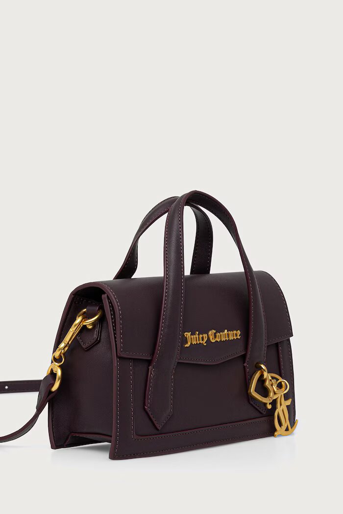 Juicy Couture чанта crossbody дамска от имитация на кожа Lily виолетова BEJLL8751WVP