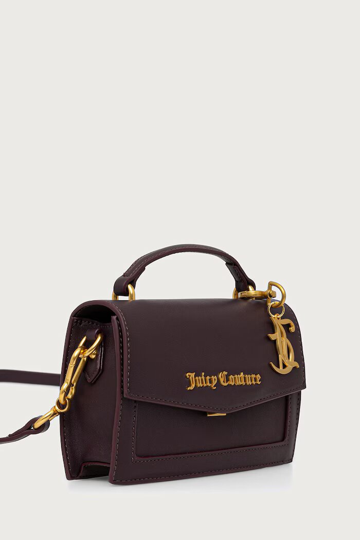 Juicy Couture чанта crossbody дамска от имитация на кожа Lily виолетова BEJLL8755WVP