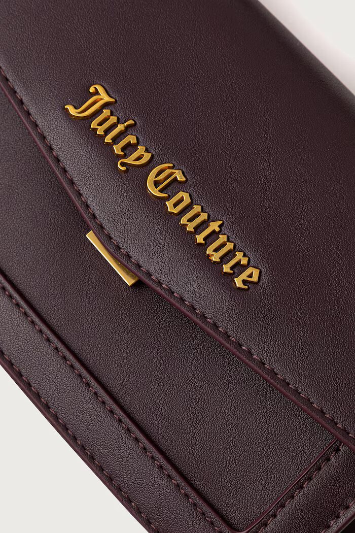 Juicy Couture чанта crossbody дамска от имитация на кожа Lily виолетова BEJLL8755WVP