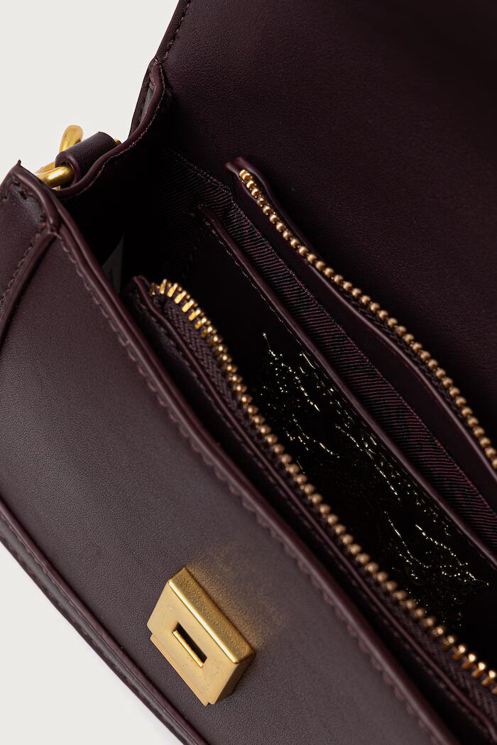 Juicy Couture чанта crossbody дамска от имитация на кожа Lily виолетова BEJLL8755WVP