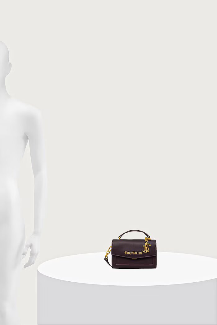 Juicy Couture чанта crossbody дамска от имитация на кожа Lily виолетова BEJLL8755WVP
