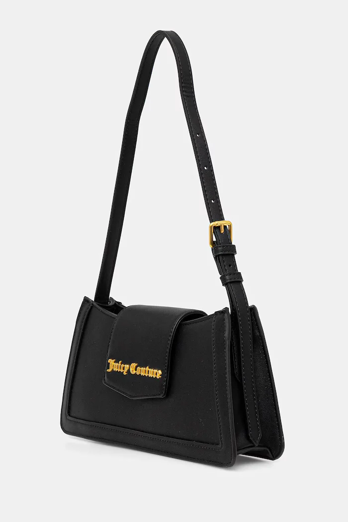Juicy Couture чанта тип багета дамска от имитация на кожа Lily черна BIJLL8952WVP