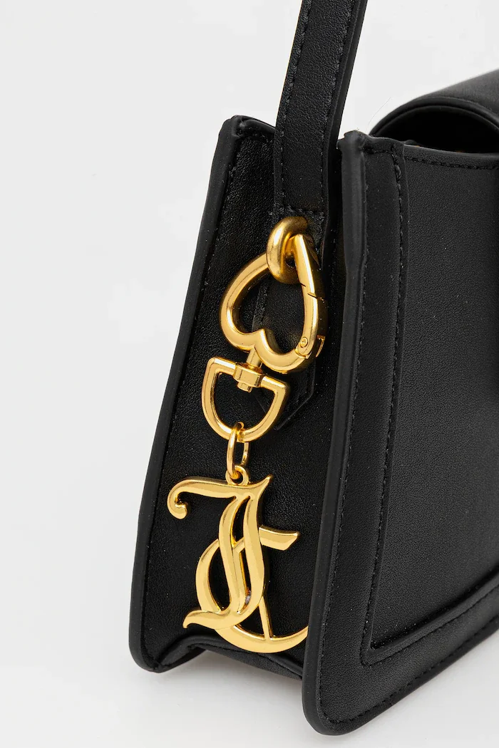 Juicy Couture чанта тип багета дамска от имитация на кожа Lily черна BIJLL8952WVP