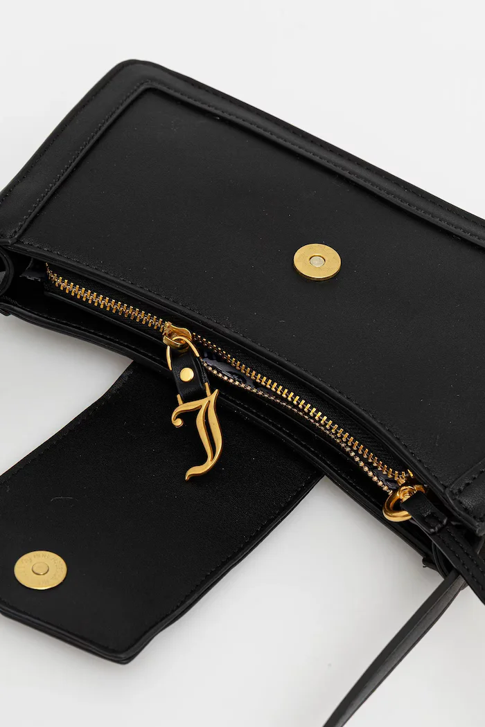 Juicy Couture чанта тип багета дамска от имитация на кожа Lily черна BIJLL8952WVP