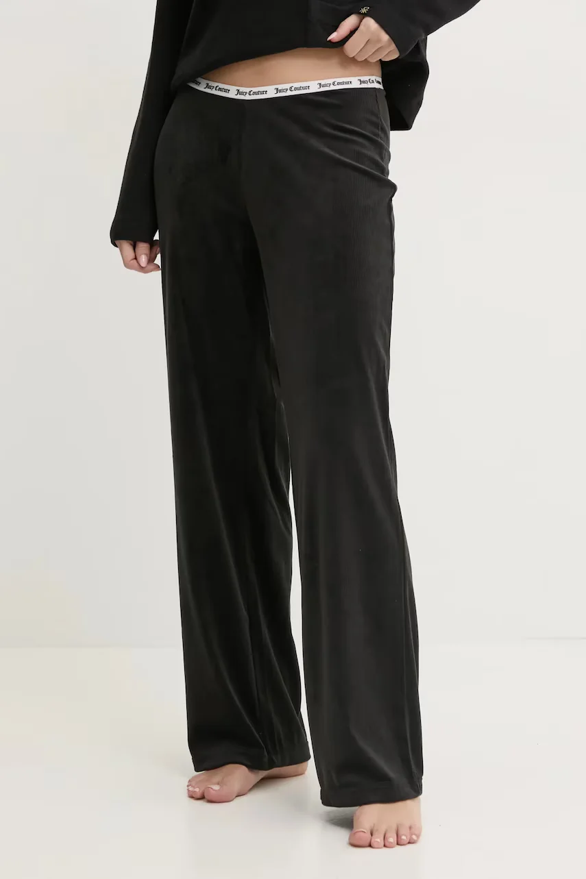 Juicy Couture Долнище на пижама VICKY RIB FLARE PANT