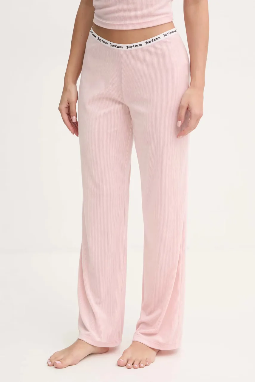 Juicy Couture Долнище на пижама VICKY RIB FLARE PANT