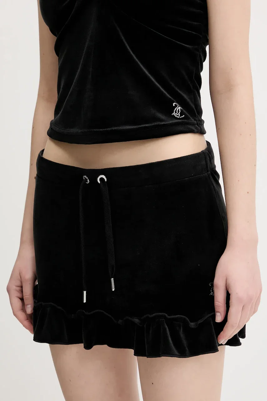 Juicy Couture Кадифена пола RUFFLE