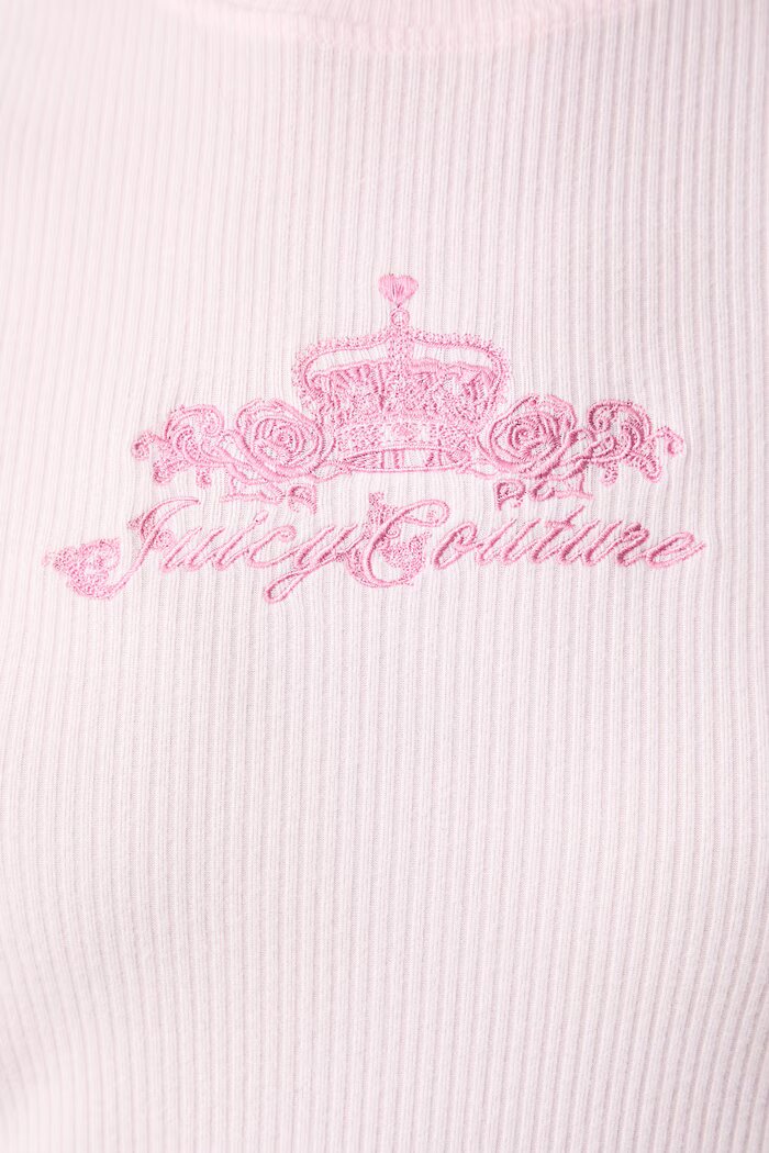 Juicy Couture пижама от две части дамска ROSE RIB SET розова JCYPJ226856