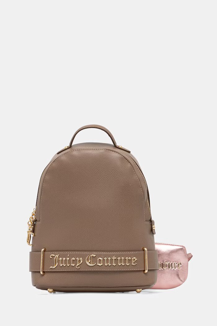 Juicy Couture раница дамска от имитация на кожа Jasmine кафява BIJJM3061WVP