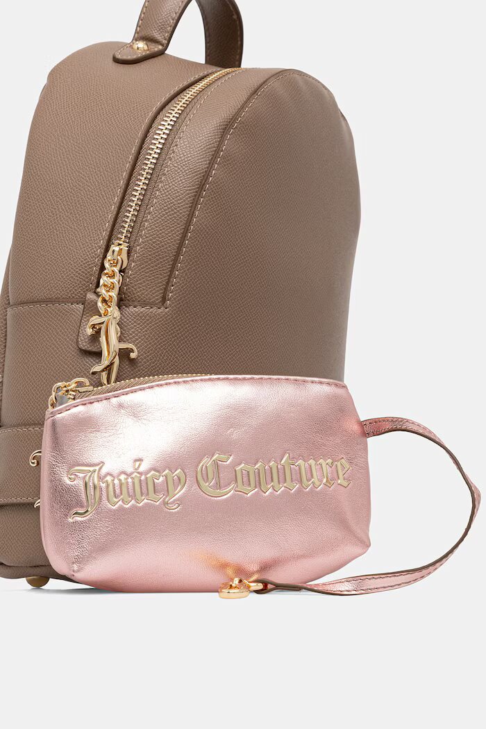 Juicy Couture раница дамска от имитация на кожа Jasmine кафява BIJJM3061WVP