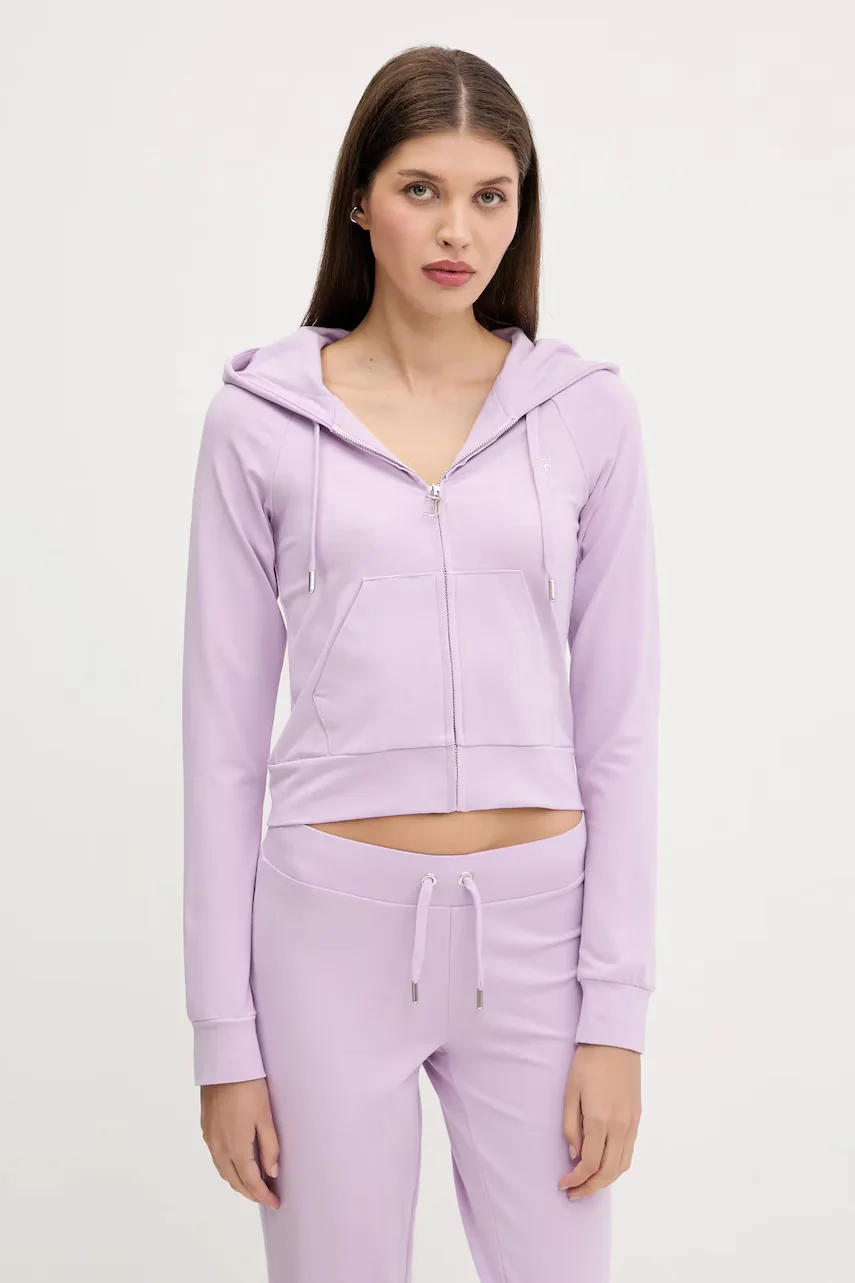 Juicy Couture Суичър SINGLE JERSEY OLA HOODIE