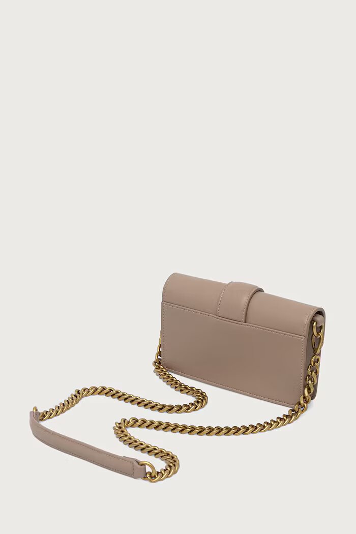 JUST CAVALLI чанта crossbody дамска от имитация на кожа бежова 81RA5PA2 ZSA89