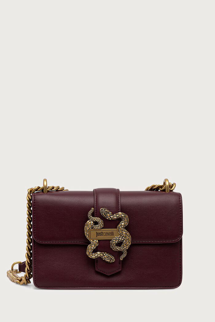 JUST CAVALLI чанта дамска от имитация на кожа бордо 81RA4BAF ZSA89