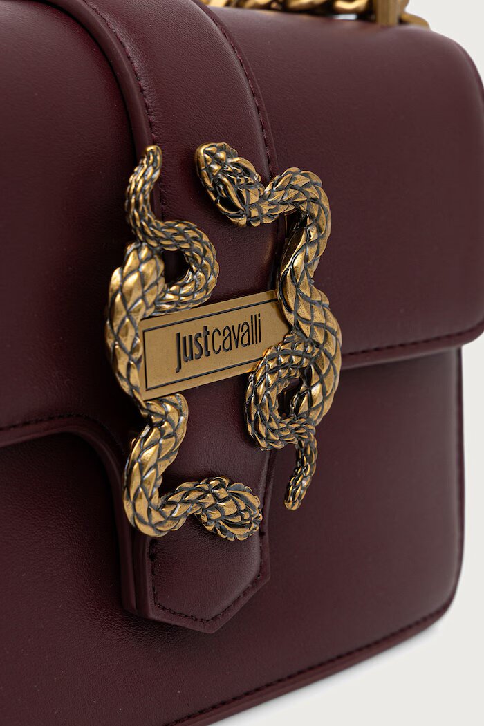 JUST CAVALLI чанта дамска от имитация на кожа бордо 81RA4BAF ZSA89