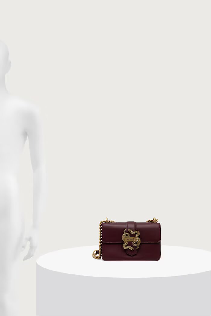 JUST CAVALLI чанта дамска от имитация на кожа бордо 81RA4BAF ZSA89