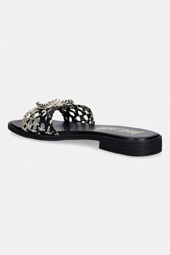 JUST CAVALLI чехли дамски черни 80RA3S83ZSE38PL9