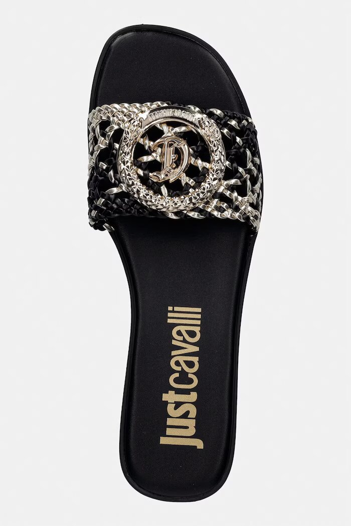JUST CAVALLI чехли дамски черни 80RA3S83ZSE38PL9