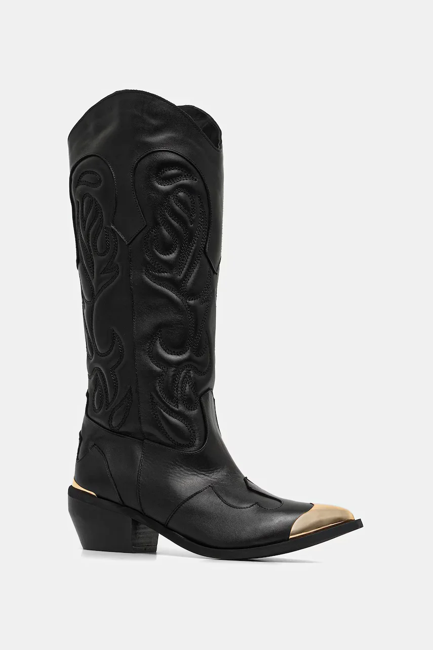 JUST CAVALLI Кожени каубойски ботуши