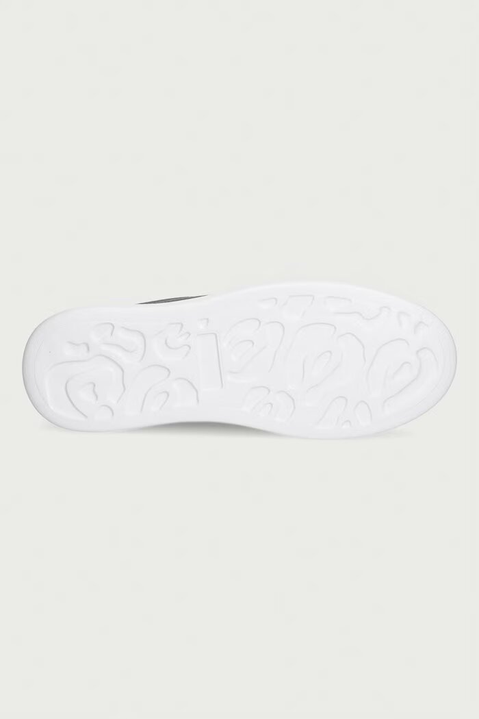 JUST CAVALLI маратонки мъжки от кожа черни 81QA3SBCZPC35899
