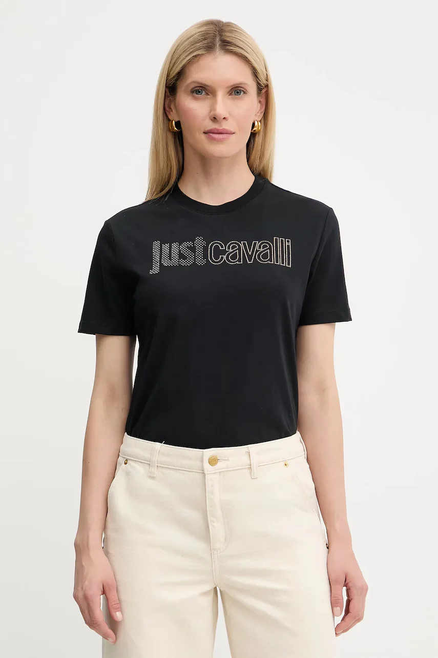 JUST CAVALLI Памучна тениска