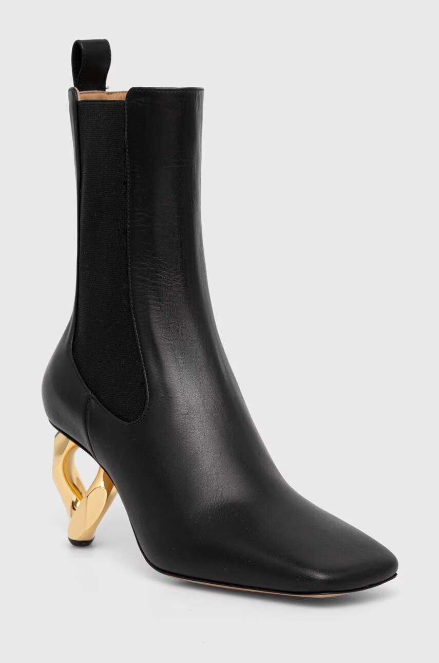 JW Anderson Кожени боти челси Chain Heel