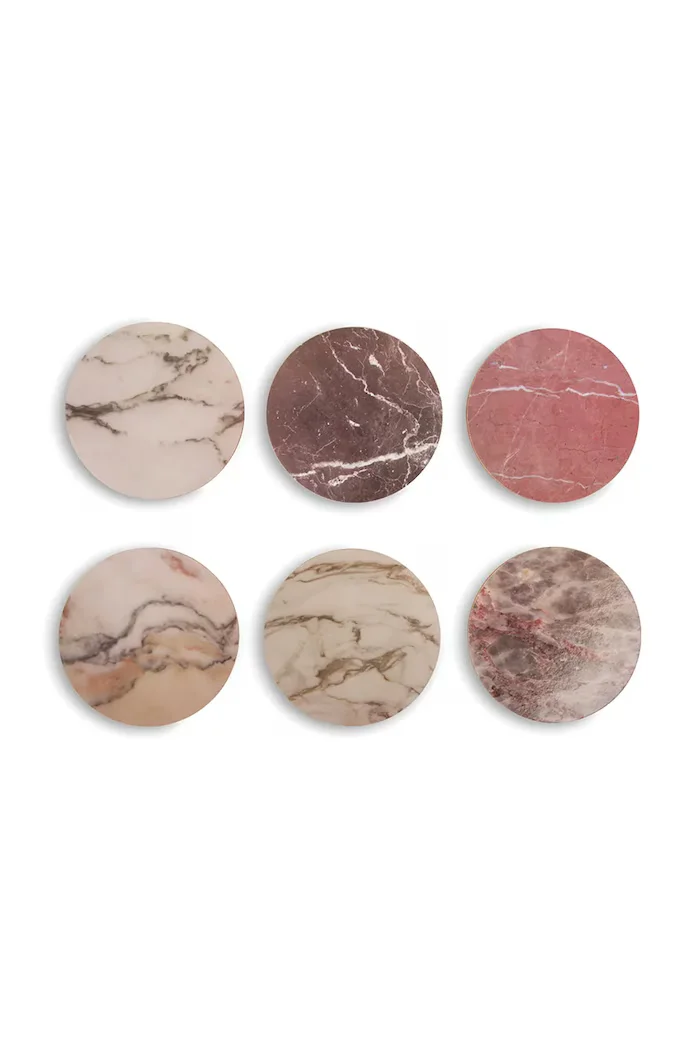 &k amsterdam Комплект подложки за чаши marble set (6 броя)