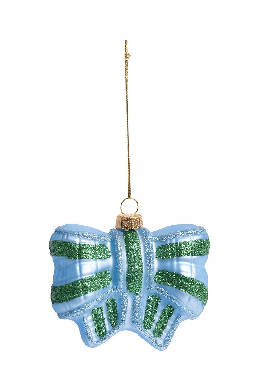 &k amsterdam Украса за елха Ornament Ribbon Blue