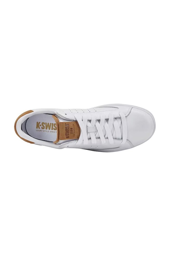 K-Swiss Кожени маратонки LOZAN KLUB LTH в бяло