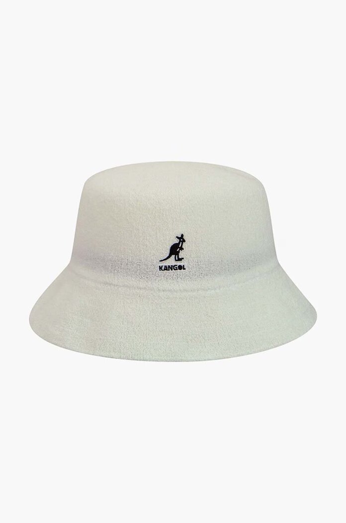 Kangol Капела Bermuda Bucket в бяло