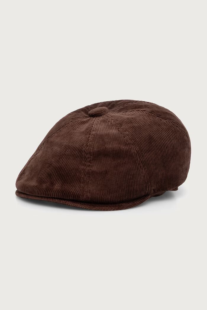Kangol каскет от джинсова материя CORD HAWKER кафяв K4177HT.BR204