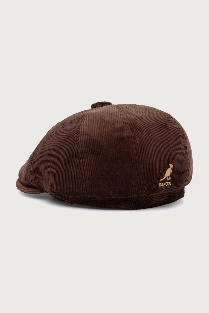 Kangol каскет от джинсова материя CORD HAWKER кафяв K4177HT.BR204