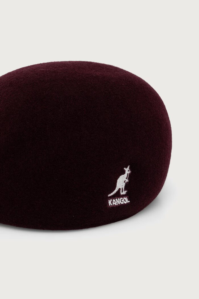 Kangol каскет от вълнена материя SEAMLESS WOOL 507 бордо K0875FA.VI503