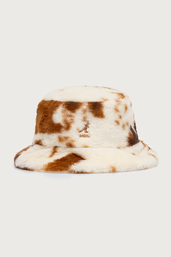 Kangol шапка идиотка FAUX FUR BUCKET бежова K4370.BW104