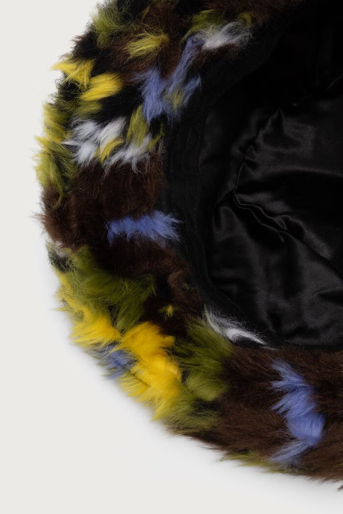 Kangol шапка идиотка FAUX FUR BUCKET кафява K4370.CF901