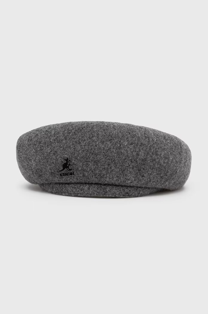 Kangol Вълнен каскет в сиво от вълна